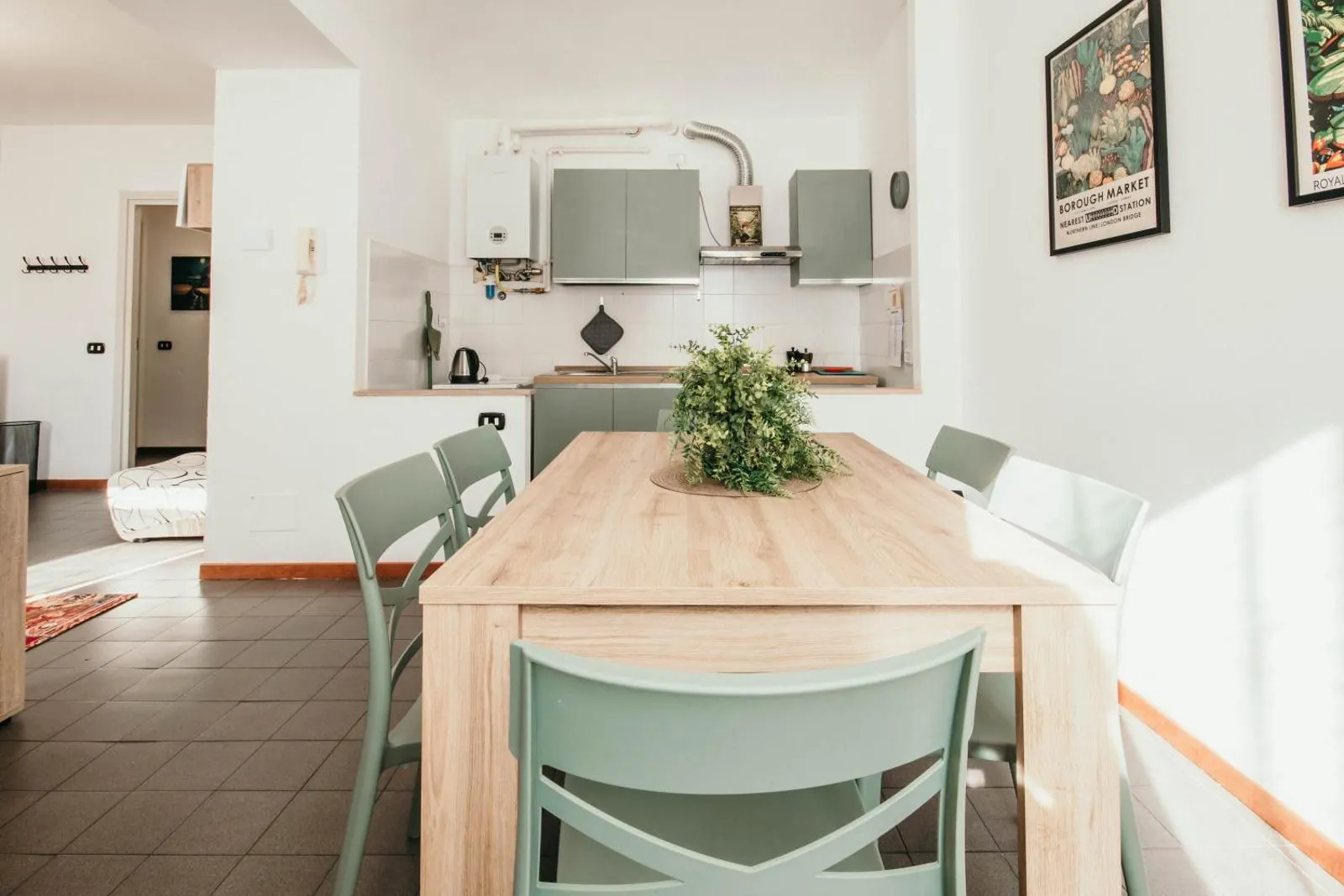 La cucina dell'Appartamento con 2 Camere da Letto