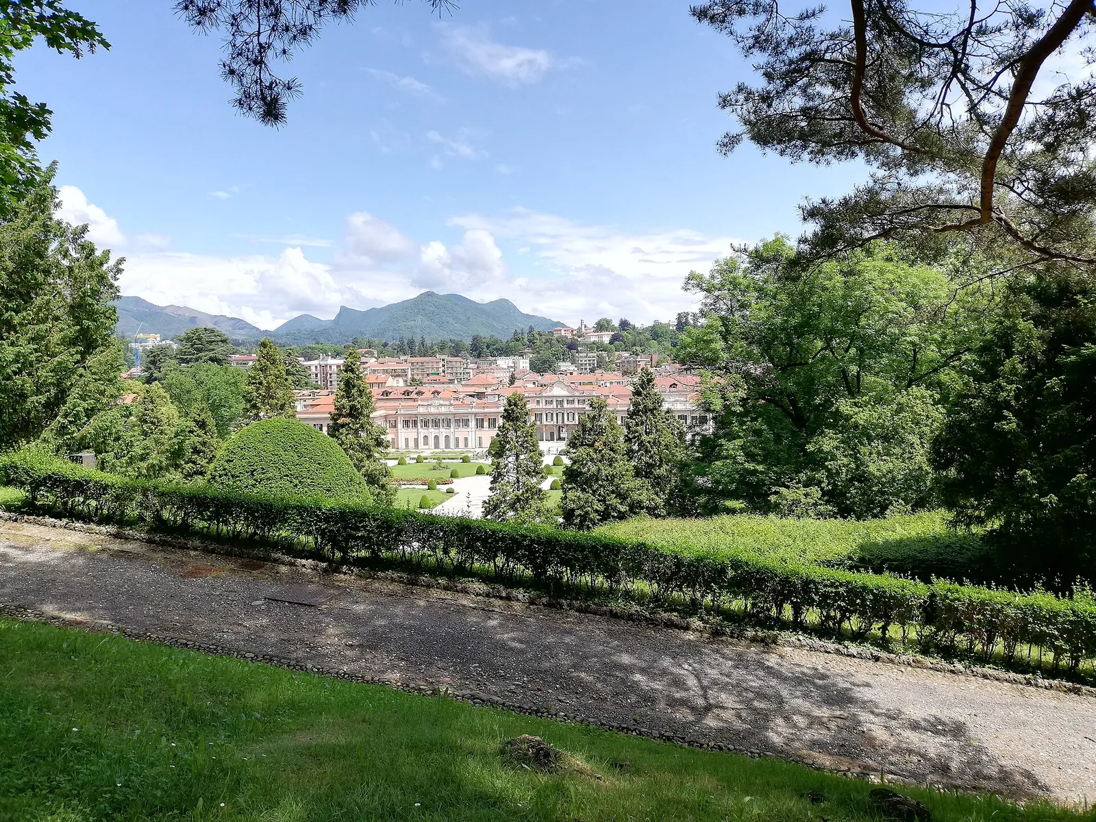 Giardini Estensi, vista sulla città