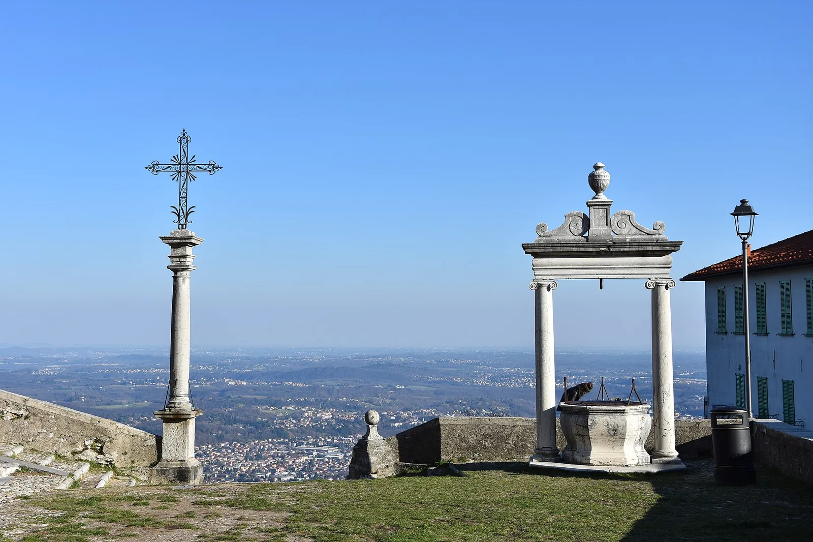 Sacro Monte di Varese, il panorama sulla pianura